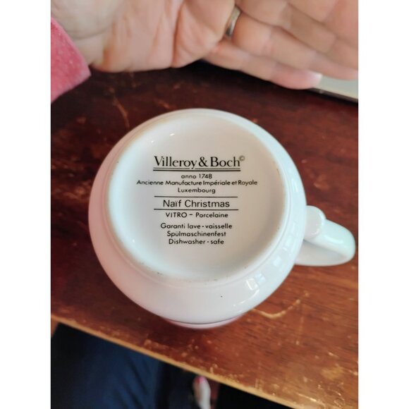 Villeroy & Boch Naif Christmas Village Cups Mugs Set of 6 - Picture 6 of 6